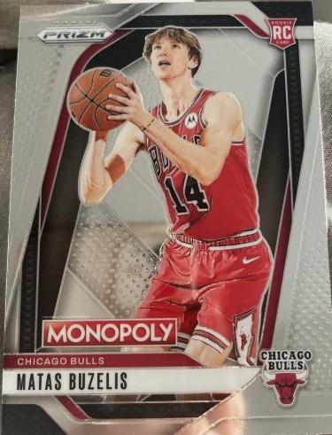 2024 Panini Prizm Monopoly Matas Buzelis #12 card