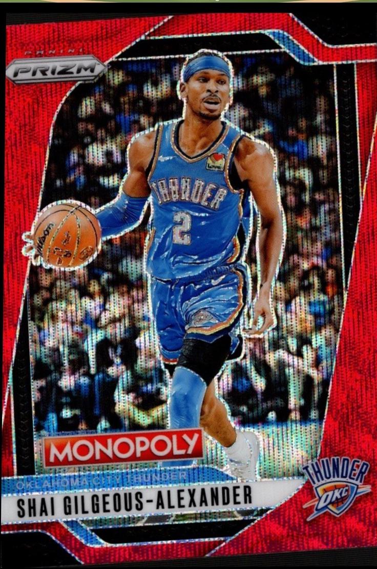 2024 Panini Prizm Monopoly Shai Gilgeous-Alexander [Red] #79 card
