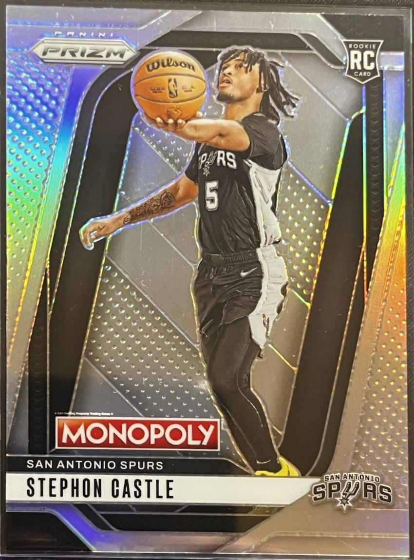 2024 Panini Prizm Monopoly Stephon Castle [Silver] #75 card