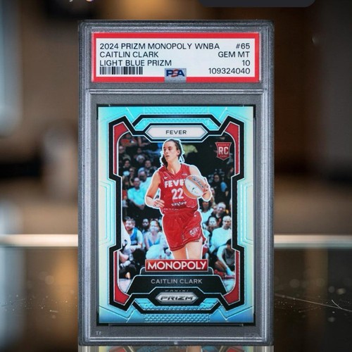 2024 Panini Prizm Monopoly WNBA Caitlin Clark [Light Blue] #65 card