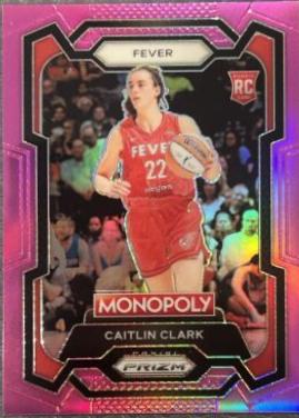 2024 Panini Prizm Monopoly WNBA Caitlin Clark [Pink] #65 card