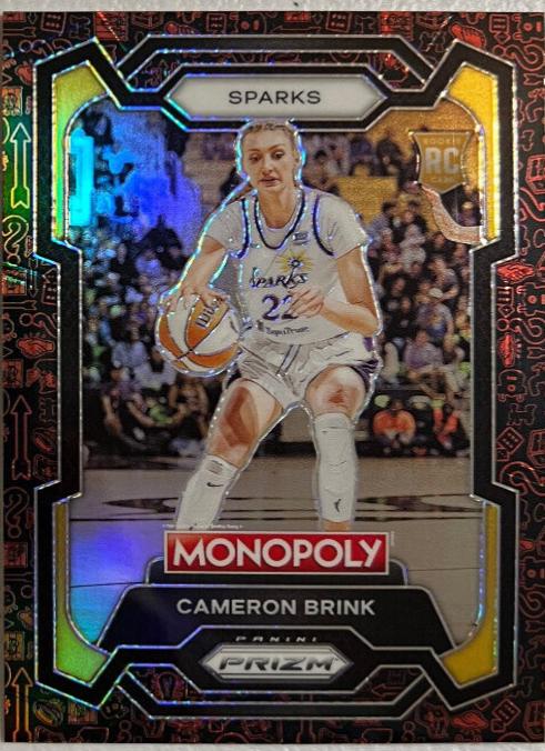 2024 Panini Prizm Monopoly WNBA Cameron Brink [Black] #39 card