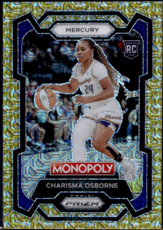 2024 Panini Prizm Monopoly WNBA Charisma Osborne [Gold Shimmer] #20 card