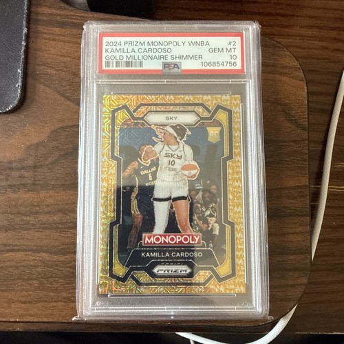 2024 Panini Prizm Monopoly WNBA Kamilla Cardoso [Gold Shimmer] #2 card