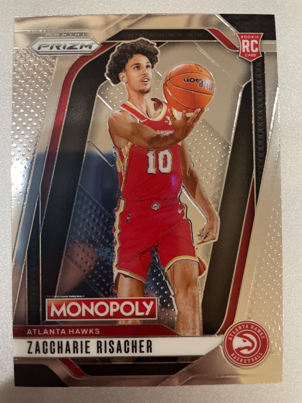 2024 Panini Prizm Monopoly Zaccharie Risacher #27 card