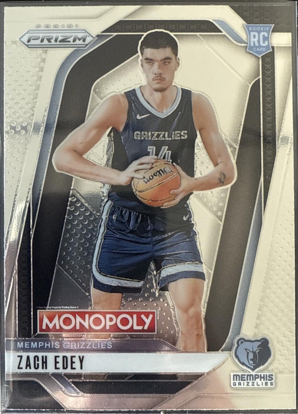 2024 Panini Prizm Monopoly Zach Edey #24 card