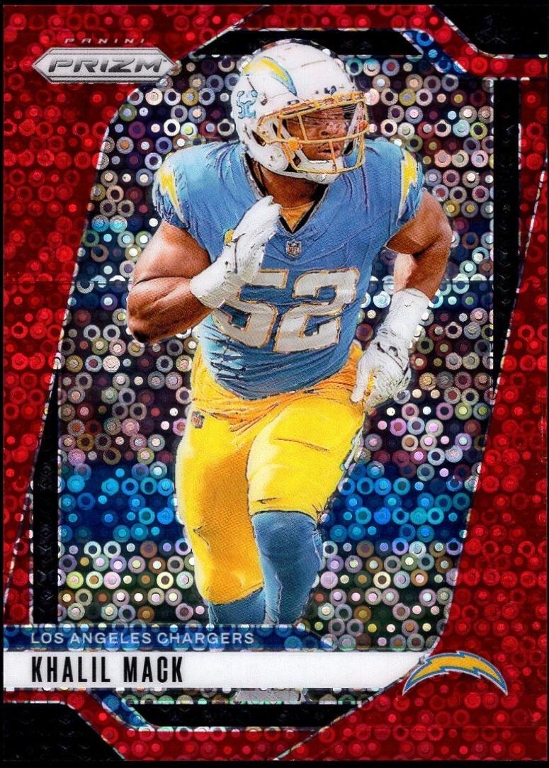 2024 Panini Prizm No Huddle Khalil Mack [Red] #162 card