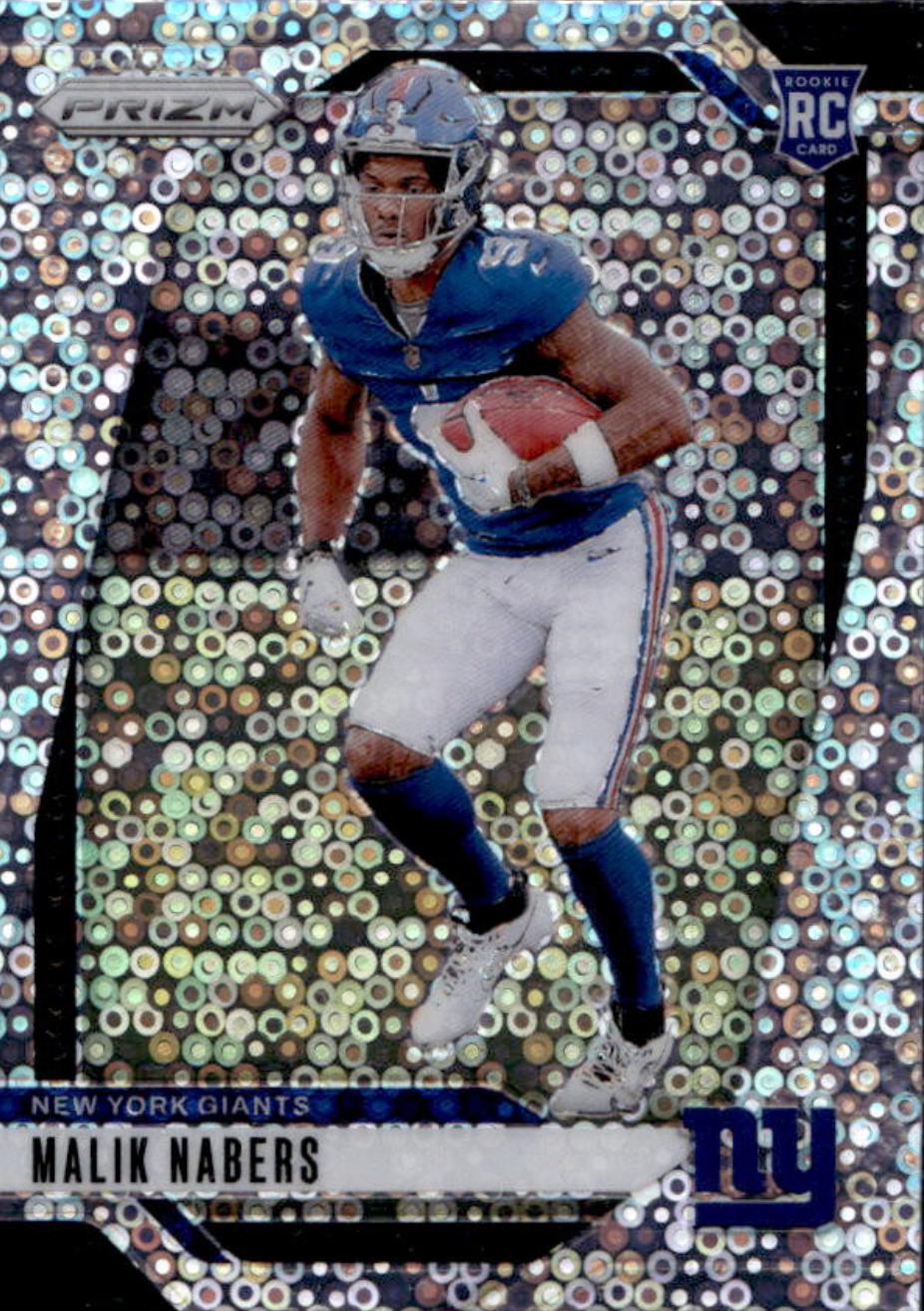 2024 Panini Prizm No Huddle Malik Nabers #370 card