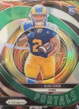 2024 Panini Prizm Portals Blake Corum [Green] #8 card