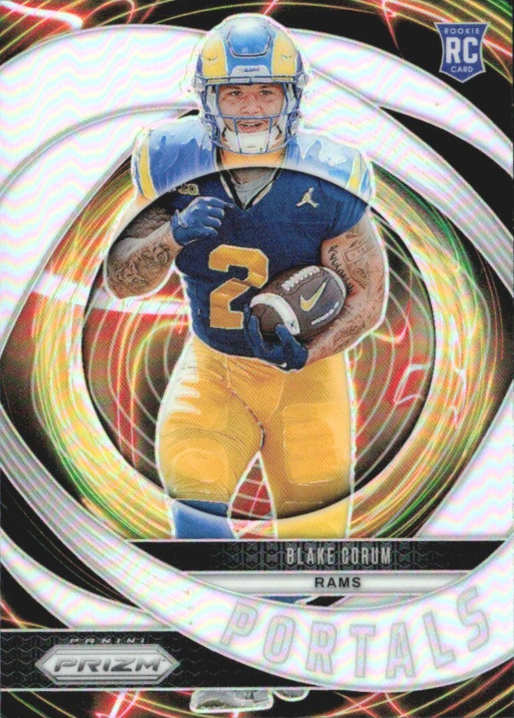 2024 Panini Prizm Portals Blake Corum [Silver] #8 card