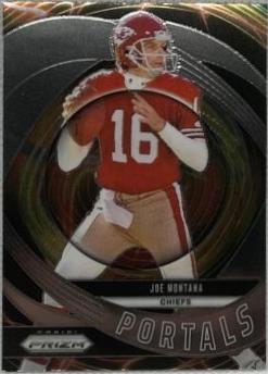 2024 Panini Prizm Portals Joe Montana #1 card