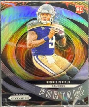 2024 Panini Prizm Portals Michael Penix Jr. [Silver] #6 card
