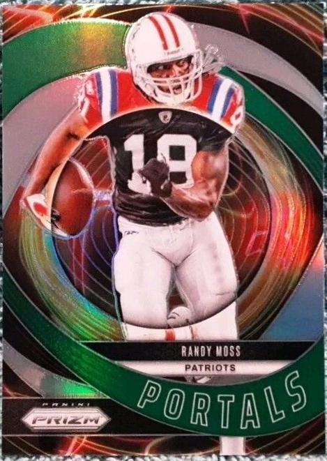 2024 Panini Prizm Portals Randy Moss [Green] #3 card