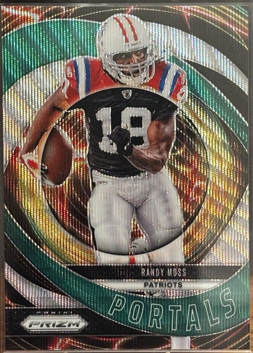 2024 Panini Prizm Portals Randy Moss [Wave Green] #3 card