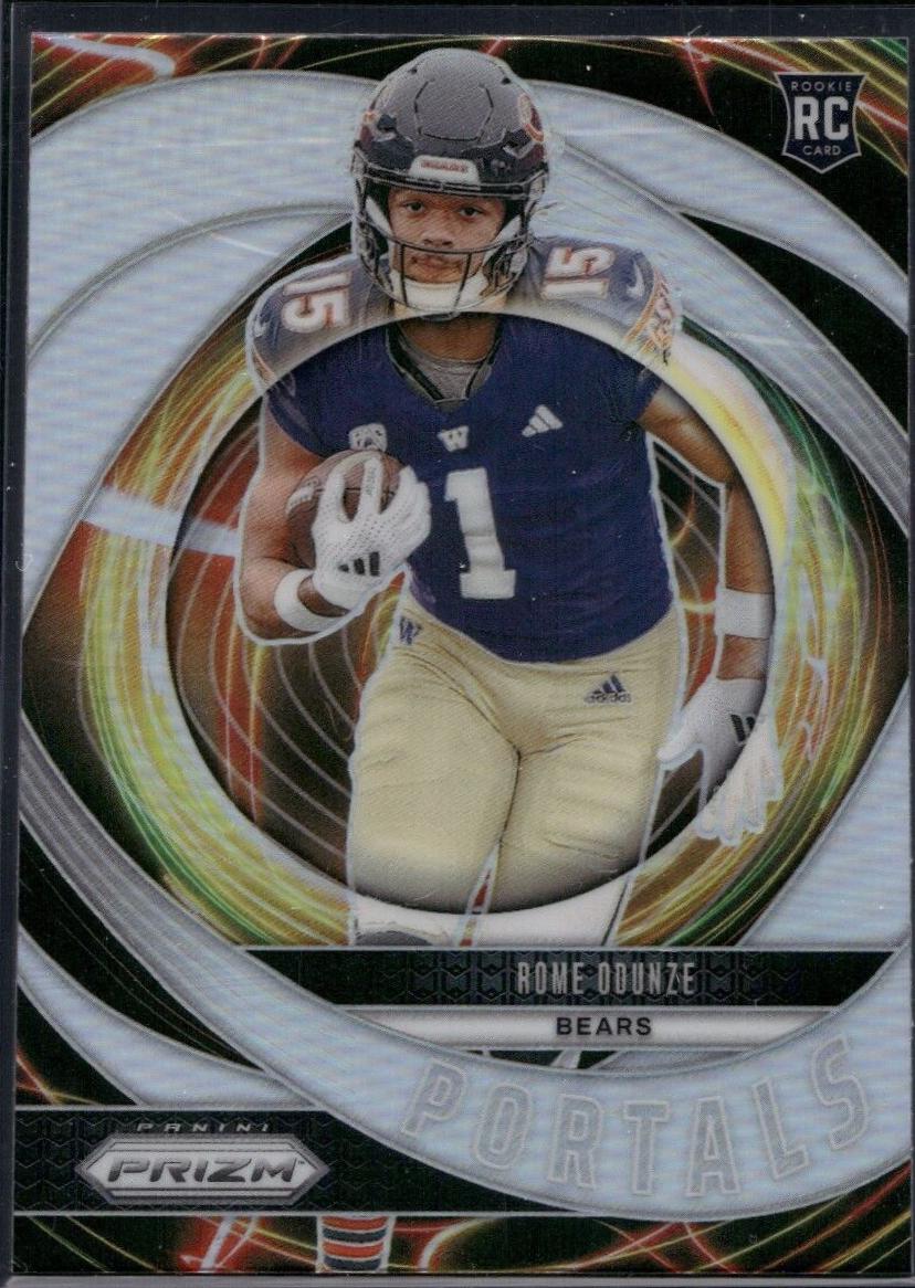 2024 Panini Prizm Portals Rome Odunze [Silver] #9 card