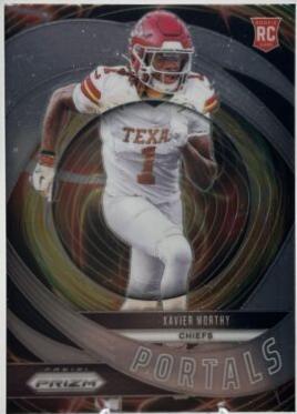 2024 Panini Prizm Portals Xavier Worthy #10 card