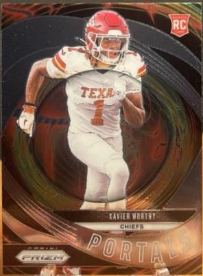 2024 Panini Prizm Portals Xavier Worthy [Silver] #10 card
