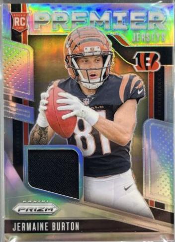2024 Panini Prizm Premier Jersey Jermaine Burton #PJ-JBN card