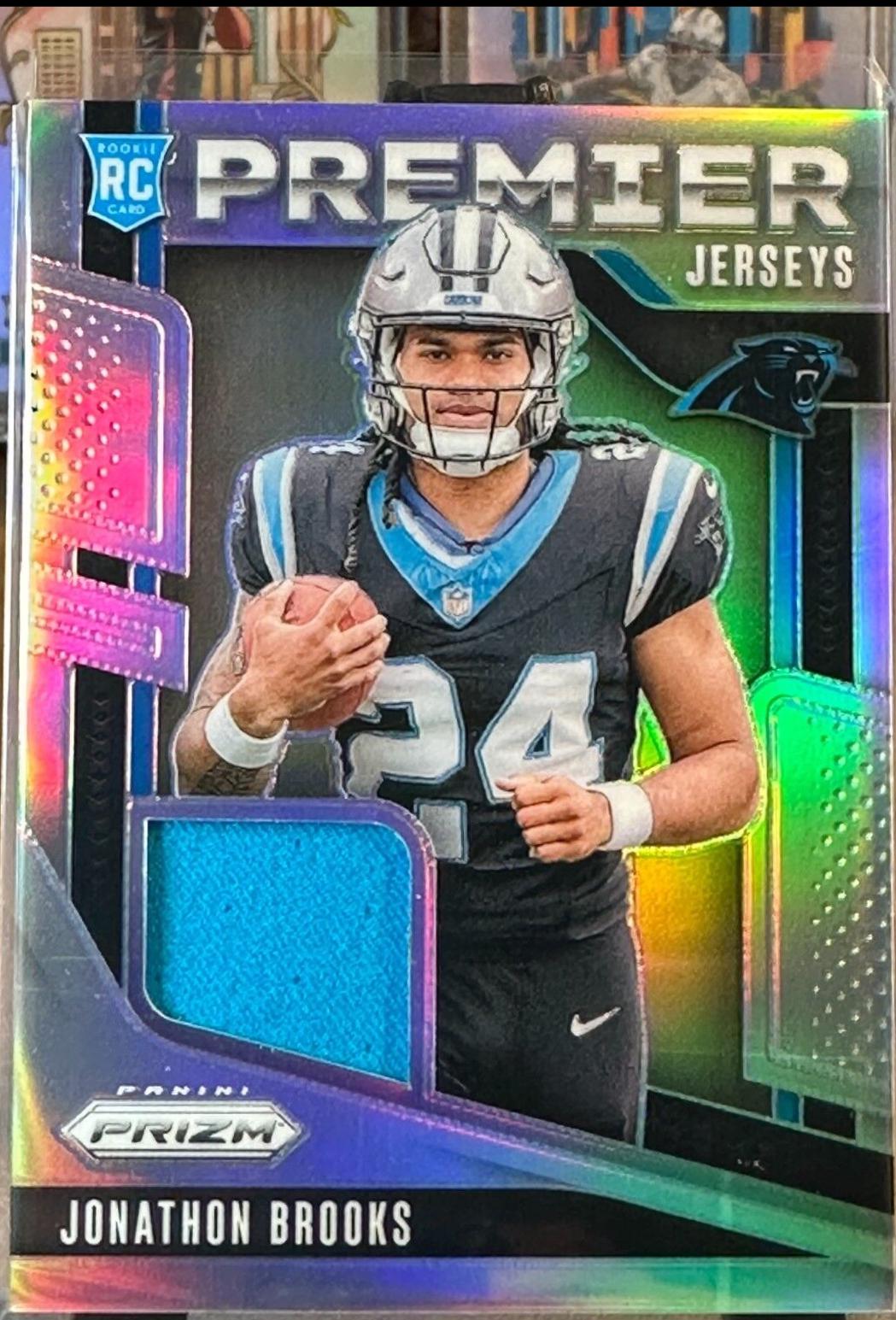 2024 Panini Prizm Premier Jersey Jonathon Brooks #PJ-JBS card