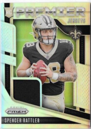 2024 Panini Prizm Premier Jersey Spencer Rattler #PJ-SRR card
