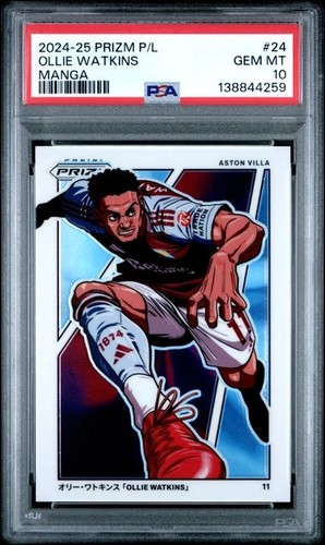 2024 Panini Prizm Premier League Manga Ollie Watkins #24 card