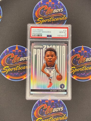 2024 Panini Prizm Prizmania Anthony Edwards #12 card