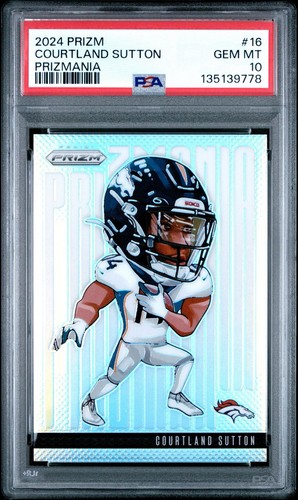 2024 Panini Prizm Prizmania Courtland Sutton #16 card