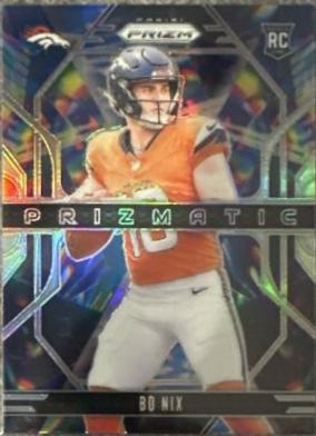 2024 Panini Prizm Prizmatic Bo Nix [Silver] #11 card