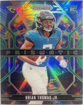 2024 Panini Prizm Prizmatic Brian Thomas Jr. [Green] #19 card