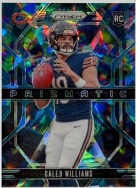 2024 Panini Prizm Prizmatic Caleb Williams [Blue Ice] #1 card