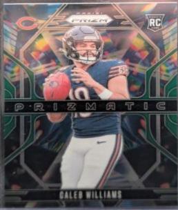 2024 Panini Prizm Prizmatic Caleb Williams [Green] #1 card