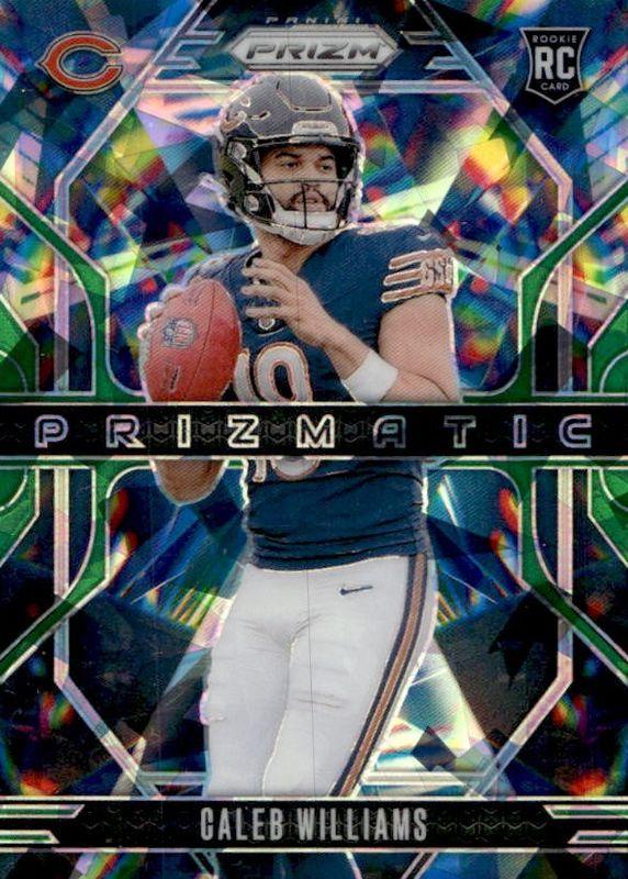 2024 Panini Prizm Prizmatic Caleb Williams [Green Ice] #1 card