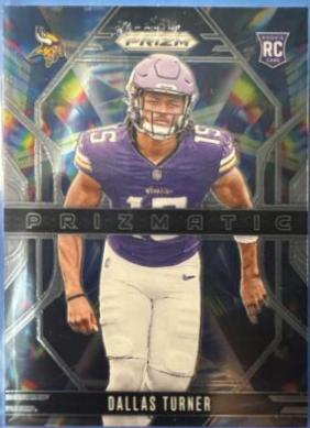 2024 Panini Prizm Prizmatic Dallas Turner #17 card