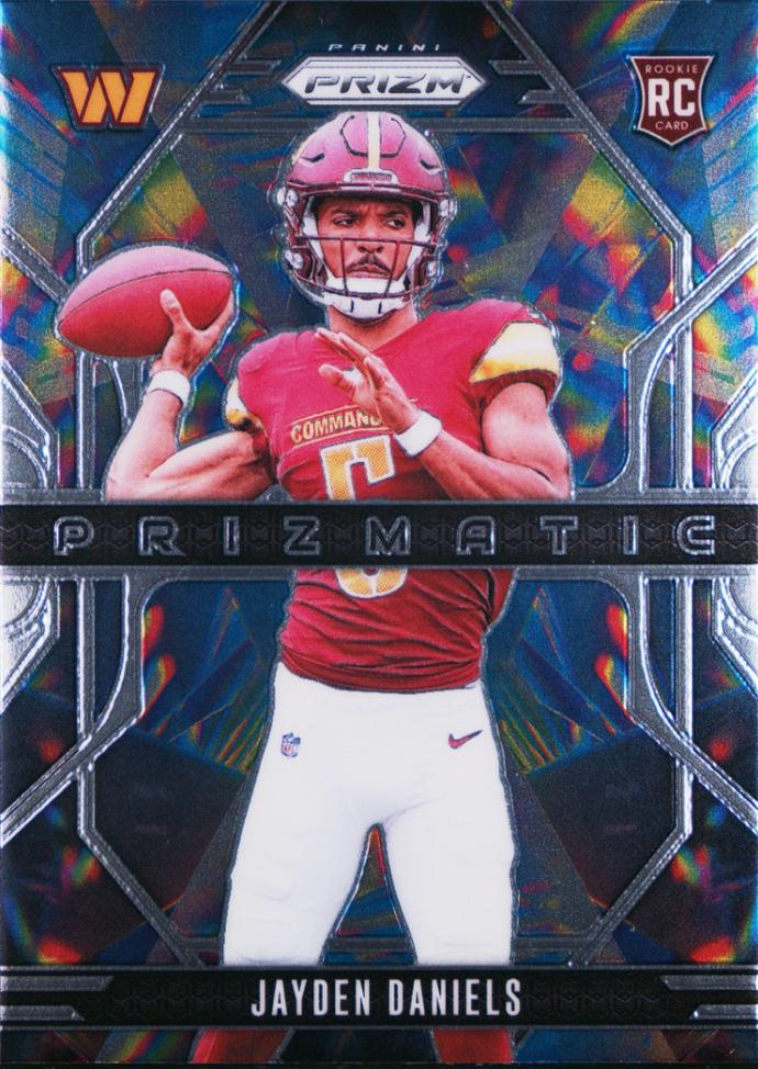 2024 Panini Prizm Prizmatic Jayden Daniels #3 card