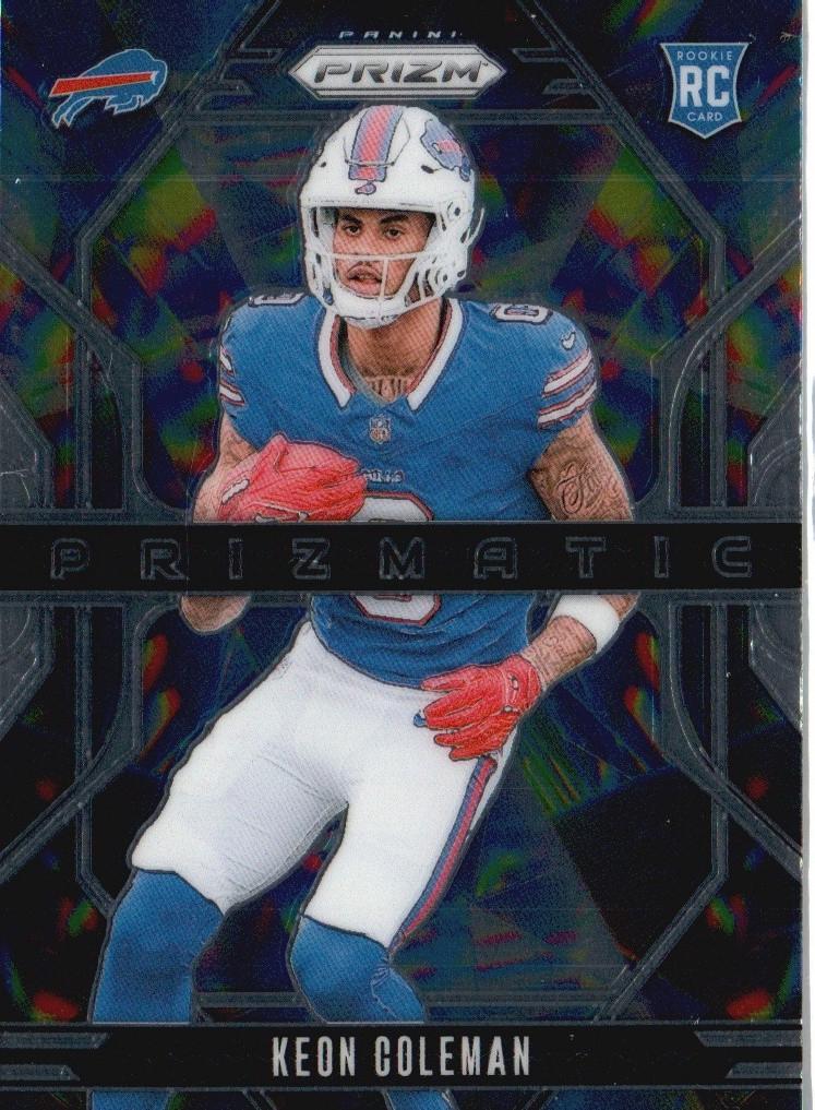 2024 Panini Prizm Prizmatic Keon Coleman #15 card