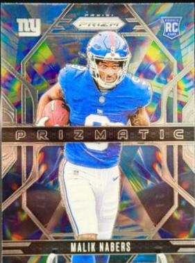 2024 Panini Prizm Prizmatic Malik Nabers #13 card