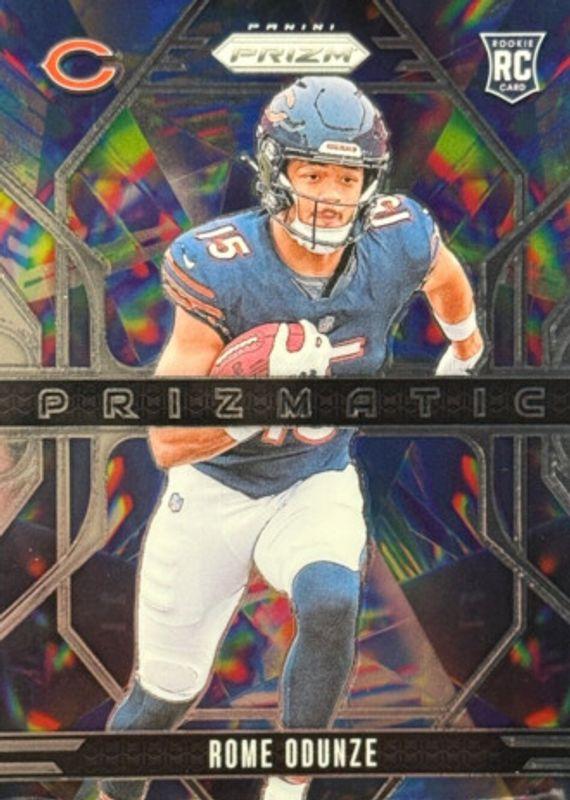 2024 Panini Prizm Prizmatic Rome Odunze #9 card