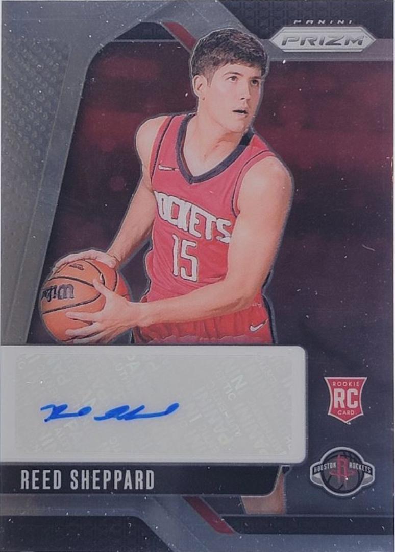2024 Panini Prizm Rookie Signature Reed Sheppard #RSI-RSR card