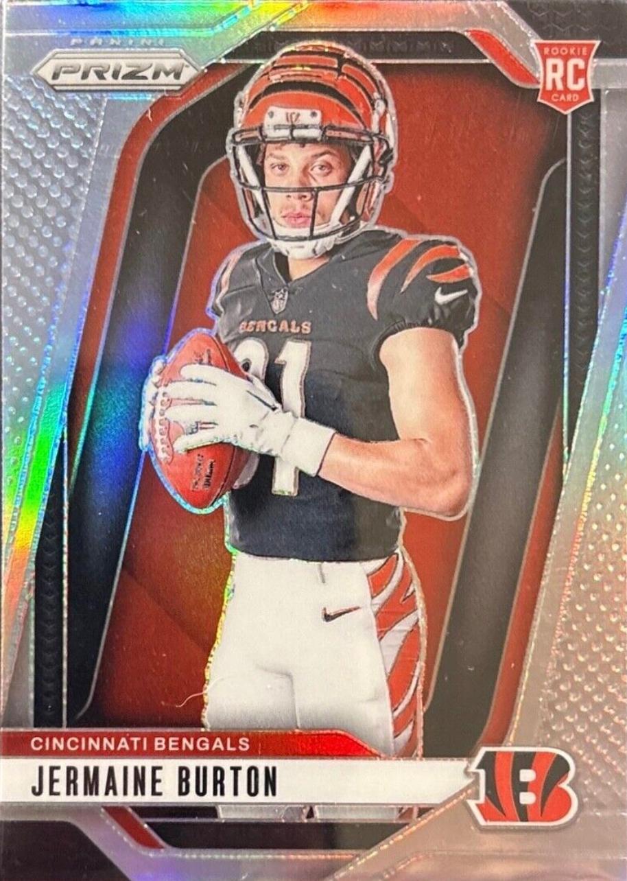 2024 Panini Prizm Rookie Variation Silver Jermaine Burton #19 card