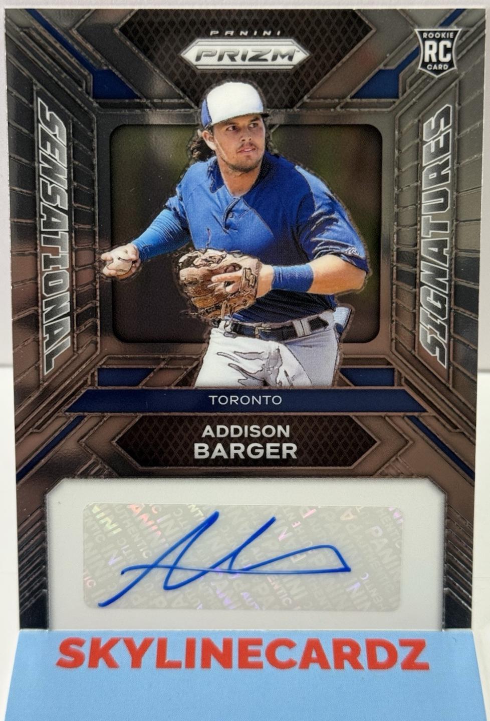 2024 Panini Prizm Sensational Signatures Addison Barger #SS-AB card