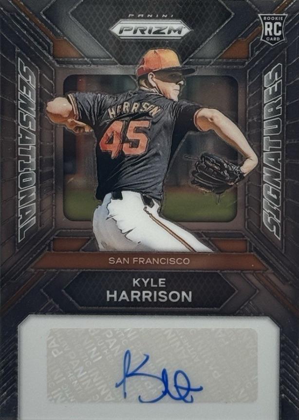2024 Panini Prizm Sensational Signatures Kyle Harrison #SS-KH card