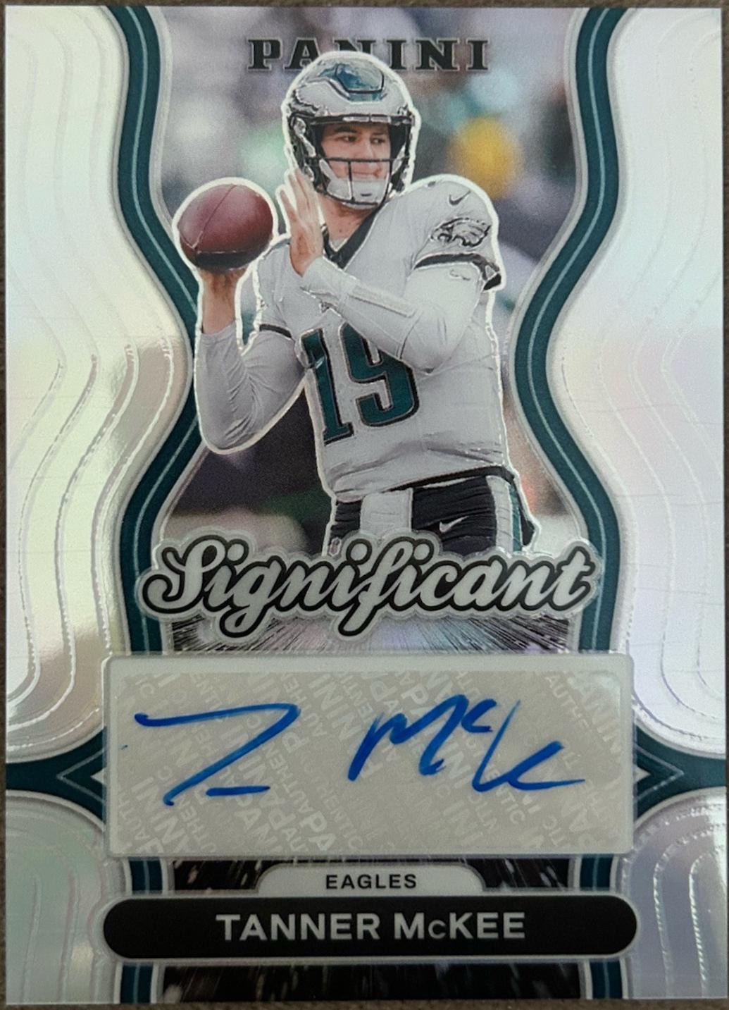 2024 Panini Prizm Significant Signature Tanner McKee #SS-TME card
