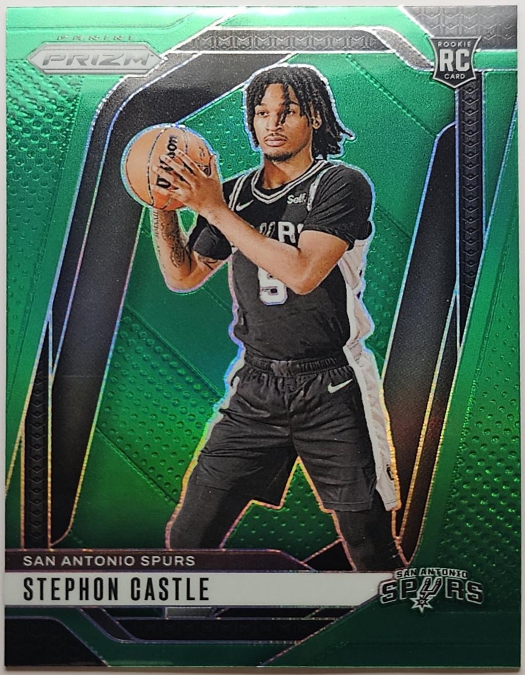 2024 Panini Prizm Stephon Castle [Green] #234 card