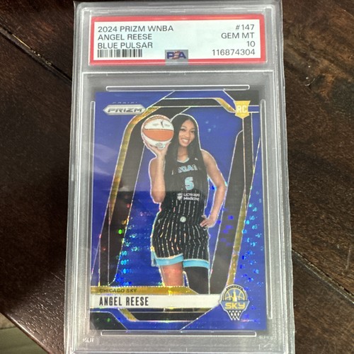 2024 Panini Prizm WNBA Angel Reese [Blue Pulsar] #147 card