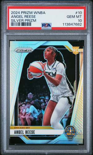 2024 Panini Prizm WNBA Angel Reese [Silver] #10 card