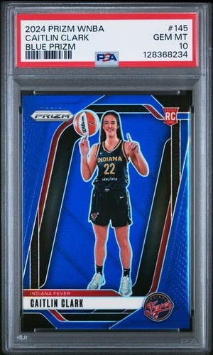 2024 Panini Prizm WNBA Caitlin Clark [Blue] #145 card