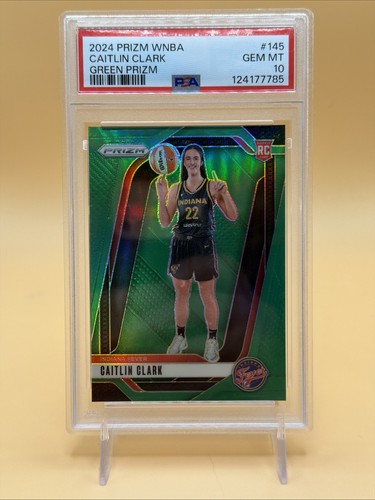 2024 Panini Prizm WNBA Caitlin Clark [Green] #145 card