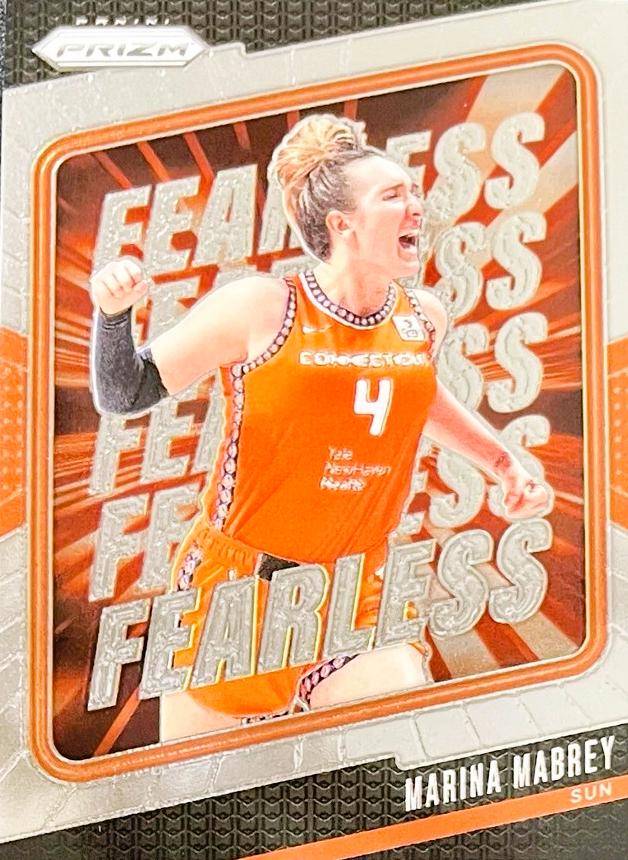 2024 Panini Prizm WNBA Fearless Marina Mabrey #11 card