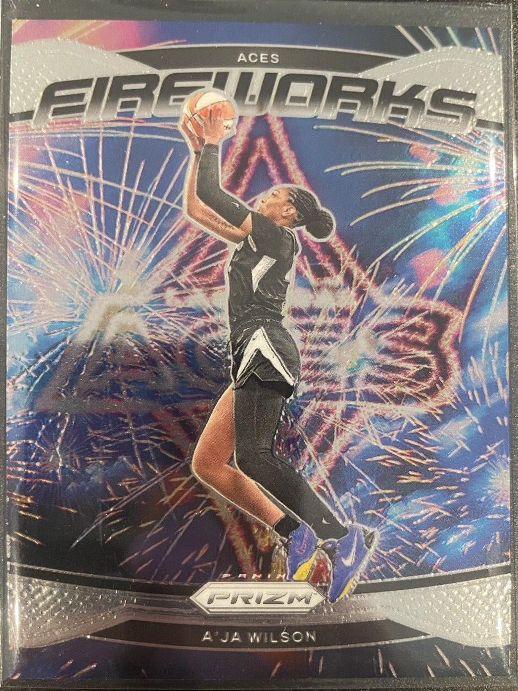2024 Panini Prizm WNBA Fireworks A'ja Wilson #2 card
