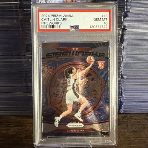 2024 Panini Prizm WNBA Fireworks Caitlin Clark #13 card